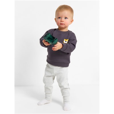 Свитшот детский MINAKU, рост 86-92 см, графит