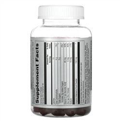 Solaray, Organic Elderberry Gummies With Zinc & Vitamin C, Natural Lemon & Raspberry, 60 Gummies