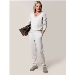 Брюки из пряжи с кашемиром