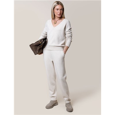 Брюки из пряжи с кашемиром