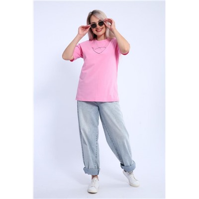 Футболка женская ФЖ0062А (Светло-розовый)
