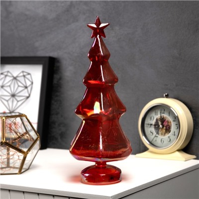 Фигура световая «Елка янтарная», 30×13 см, 10 LED, батарейки АААх2 (нет в комплекте), свечение тёплое белое