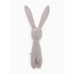 Игрушка для собак с шуршалкой «Зайчик», 8×25 см, серый