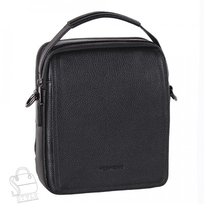 Сумка мужская кожаная 9913-2H black  Heanbag