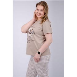 Пижама Вивианна 2 (Белый/беж)