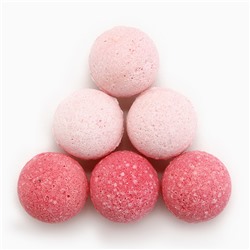 Бомбочки для ванны New Year, 6×20 г, аромат морозная ягода, Чистое счастье