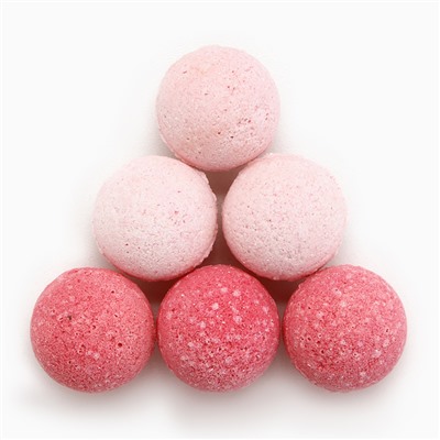 Бомбочки для ванны New Year, 6×20 г, аромат морозная ягода, Чистое счастье