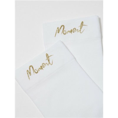 Полиамидные CONTE FANTASY Матовые носки с сияющей термоаппликацией Moment