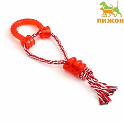 Игрушка тренировочная канатная «Карусель», 145 г, микс цветов