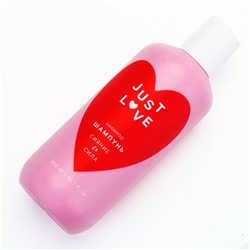 Шампунь для волос Just love, 300 мл, аромат свежести, Чистое счастье