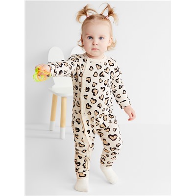 Комбинезон детский «Крошка Я» Leo love, рост 62-68 см, 9096435