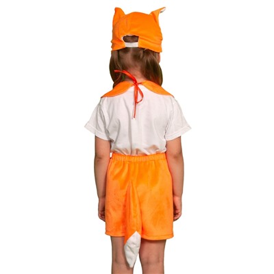 Карнавальный костюм «Лисичка», плюш лайт, рост 92-116 см