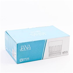 1149-1 Набор стаканов JANA 6 шт., емк. 260 мл. стекло (х6)