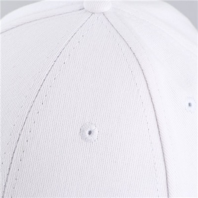 Кепка белая хлопковая взрослая