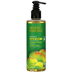 Desert Essence, Castile Liquid Soap with Pure Australian Tea Tree Oil, 8.5 fl oz (250 ml)