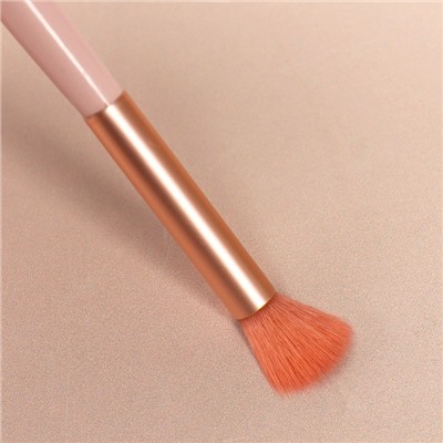 Набор кистей для макияжа «Мармеладка», 5 предметов, розовый