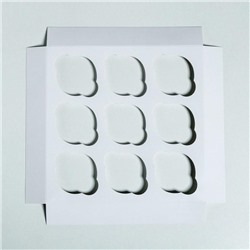 Коробка для капкейков «С Новым годом» 25×25×10 см