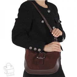 Сумка женская кожаная 990178NNAA coffee Natale Navetta