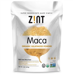 Zint, Мака, Органический желатинизированный порошок, 8 унц.(227 г)