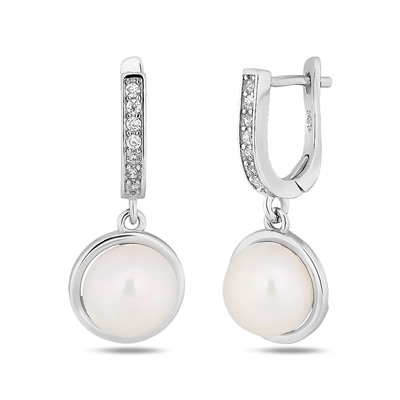 Серьги, жемчуг, Z-26070