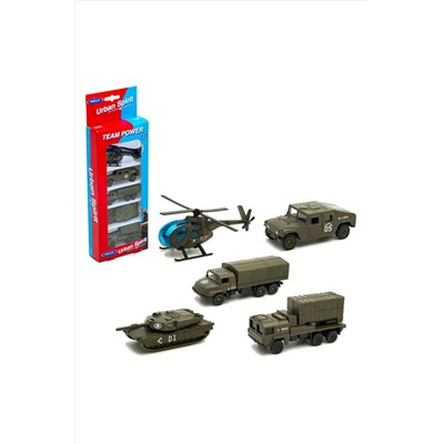 Игровой набор "Военная техника" 5 шт. WELLY, 267155