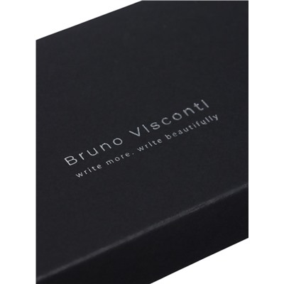 Ручка перьевая BrunoVisconti.SIENNA" 1 мм, синий, в металическом футляре