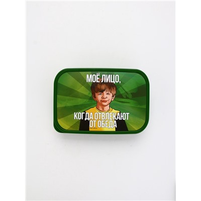 Ланч - бокс прямоугольный «Не отвлекай от обеда», 1200 мл