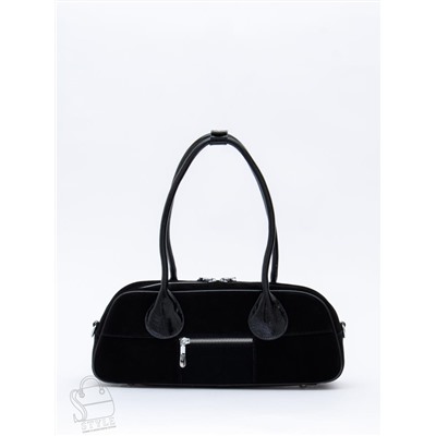 Сумка женская кожаная 91161MSS black Velina Fabbiano-Safenta