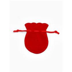 Мешочек бархатный, 7×9 см, красный