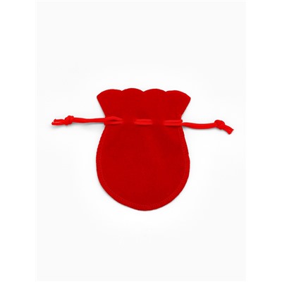 Мешочек бархатный, 7×9 см, красный