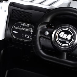 Электромобиль детский "Внедорожник" (цвет белый)