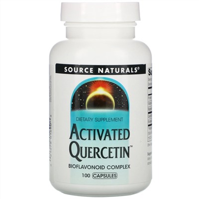 Source Naturals, Активированный кверцетин, 100 капсул