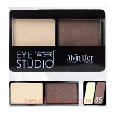 Alvin D`or Тени для век двойные Eye Studio тон 5 AES14