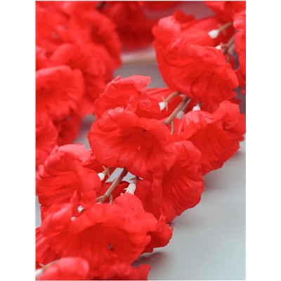 Цветы искусственные «Наперстянка бреди», h=97 см, красные