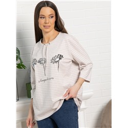 Блуза Сияющий набросок (бежевая) Б15286-18М