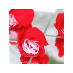 Мыльные розочки, трёхцветные, набор 6 шт.