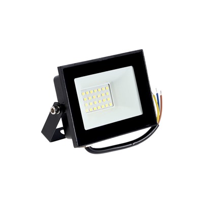 Прожектор светодиодный VKL Electric, 30 Вт, 3600 лм, 6500К, IP65, 220 В чёрный, свечение холодное белое