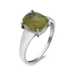 Кольцо из серебра лабрадорит, Соната