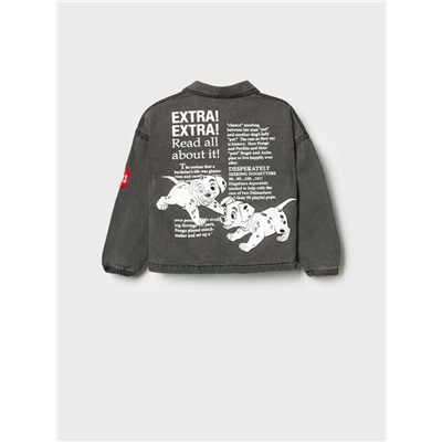 Куртка текстильная джинсовая для девочек