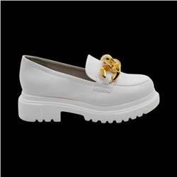 Лоферы AV896-3-5 белые