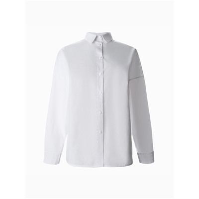 Рубашка женская с разрезами MINAKU: Casual Collection, размер 42, белая