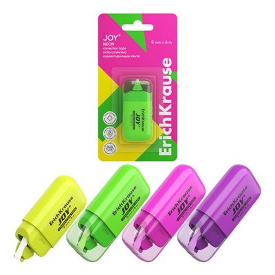 Корректор-лента 5 мм х 6 м JOY в блистере 53197 ErichKrause