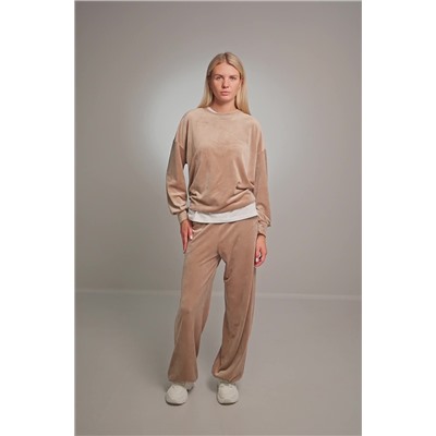 Женский велюровый костюм оверсайз Happyfox