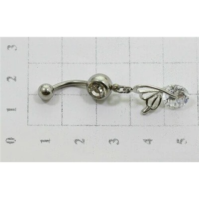 Пирсинг в пупок F406