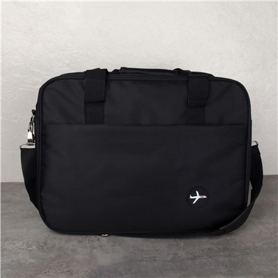 Сумка дорожная 40х22х31 см / BAG-65721/1 /уп 30/черная