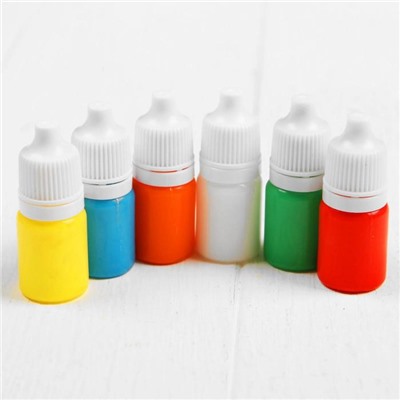 УЦЕНКА Набор для рисования эбру: краски, бумаги, загуститель 14 г