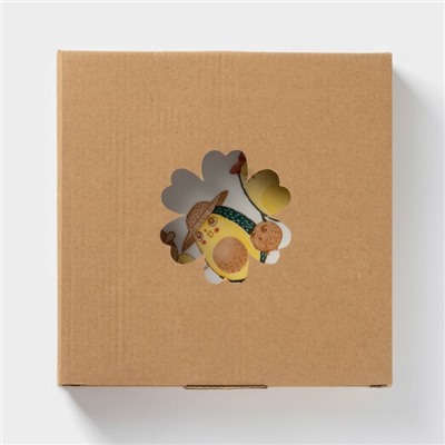 Тарелка керамическая «Прогулка авокадо», d=20.2 см ㅤ