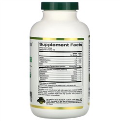California Gold Nutrition, органическая спирулина, сертификат USDA Organic, 500 мг, 720 таблеток