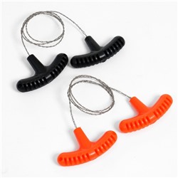 Пила-струна с пластиковыми ручками, 70 см микс