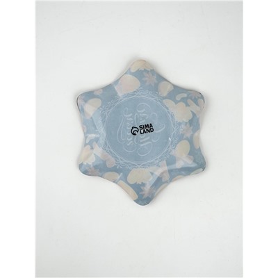 Тарелка новогодняя плоская «С Новым годом!», 19.5 см